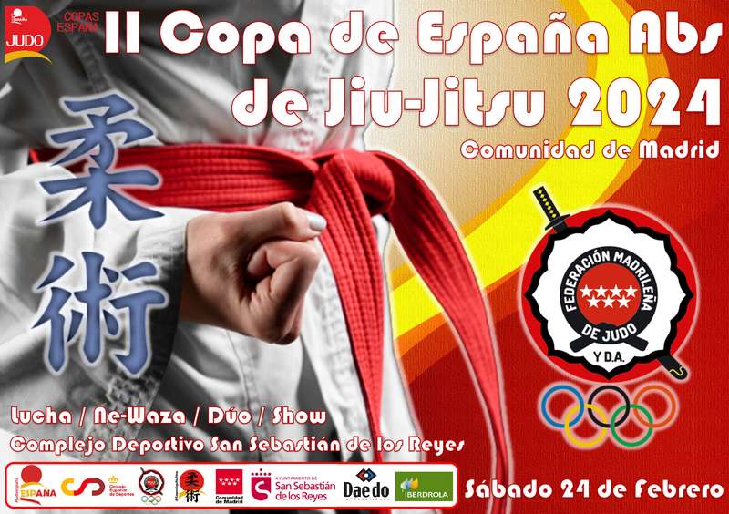 2 OROS Y 1 BRONCE para los Navarros en la Copa de España de Jiu-Jitsu de Madrid 24-02-24. RESULTADOS.